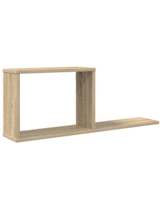 Scaffali flottanti Rovere Sonoma 80 x 15 x 30 cm 2