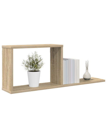 Scaffali flottanti Rovere Sonoma 80 x 15 x 30 cm