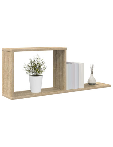 Scaffali flottanti 2 pcs Rovere Sonoma 80 x 15 x 30 cm