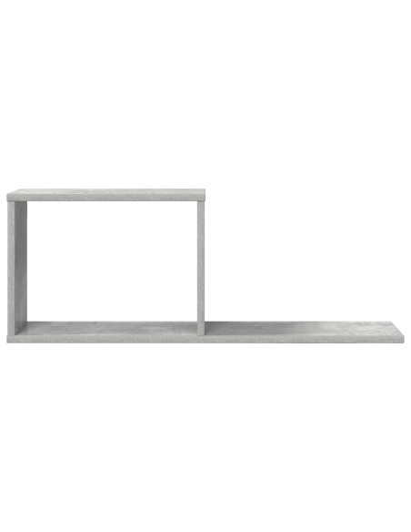 Scaffali flottanti Grigio Cemento 80 x 15 x 30 cm