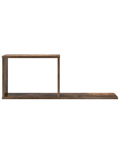 Scaffali flottanti 2 pcs Rovere Fumo 80 x 15 x 30 cm