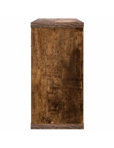 Scaffali flottanti 2 pcs Rovere Fumo 80 x 15 x 30 cm