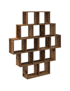 Scaffale da parete Legno antico 120 x 20 x 136 cm
