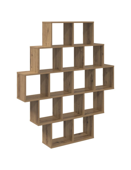 Scaffale da parete Rovere Artigianale 120 x 20 x 136 cm