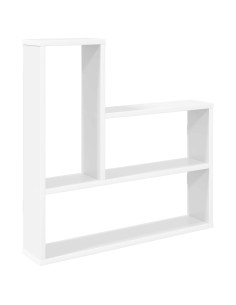 Scaffale da parete Bianco 60 x 11 x 60 cm Legno ingegnerizzato