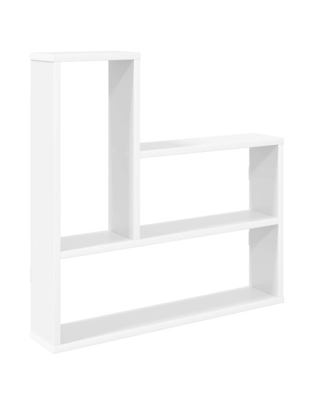 Scaffale da parete Bianco 60 x 11 x 60 cm Legno ingegnerizzato