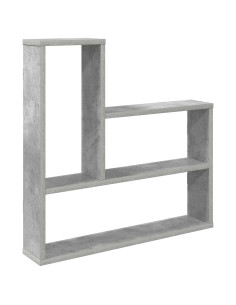 Scaffale da parete Grigio Cemento 60 x 11 x 60 cm