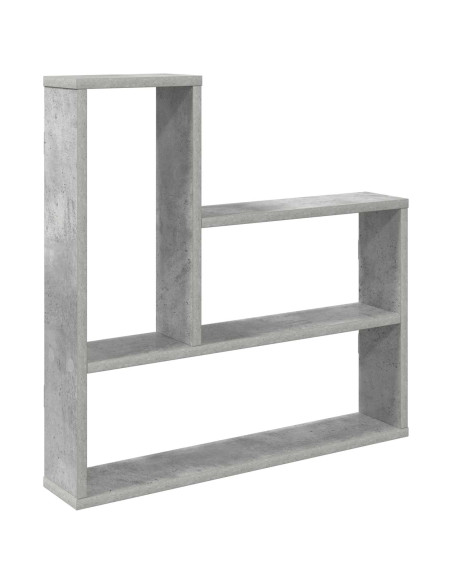 Scaffale da parete Grigio Cemento 60 x 11 x 60 cm