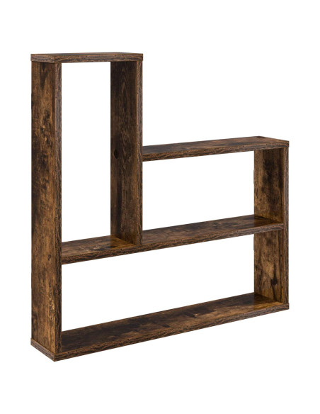 Scaffale da parete Rovere Fumo 60 x 11 x 60 cm