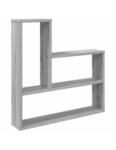Scaffale da parete Sonoma grigio 60 x 11 x 60 cm