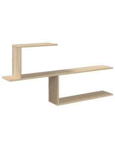 Scaffale da parete Rovere Sonoma 122 x 18 x 60 cm