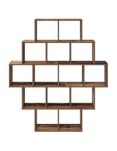 Scaffale da parete Legno antico 120 x 20 x 136 cm