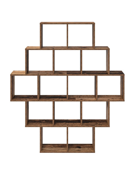 Scaffale da parete Legno antico 120 x 20 x 136 cm