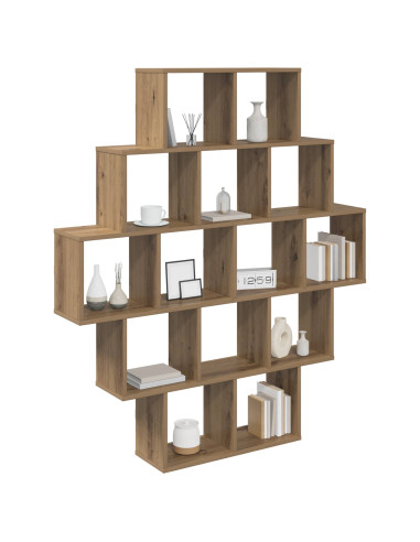 Scaffale da parete Rovere Artigianale 120 x 20 x 136 cm