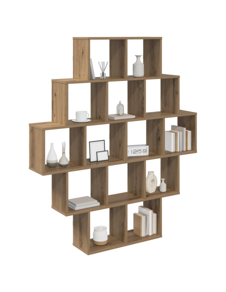 Scaffale da parete Rovere Artigianale 120 x 20 x 136 cm