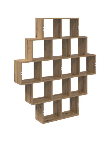 Scaffale da parete Rovere Artigianale 120 x 20 x 136 cm