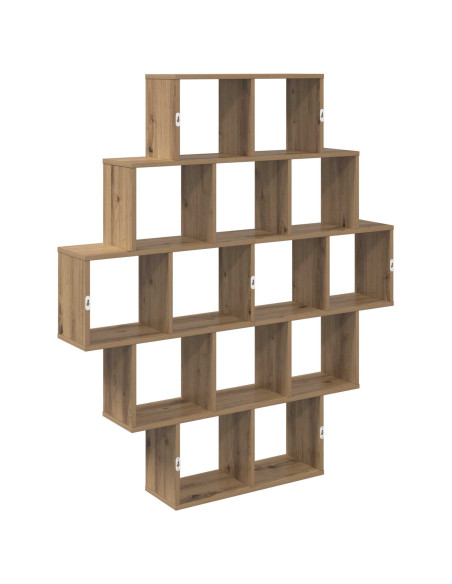 Scaffale da parete Rovere Artigianale 120 x 20 x 136 cm