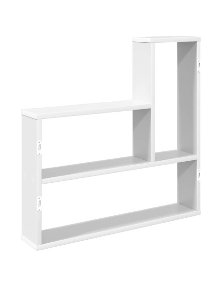 Scaffale da parete Bianco 60 x 11 x 60 cm Legno ingegnerizzato