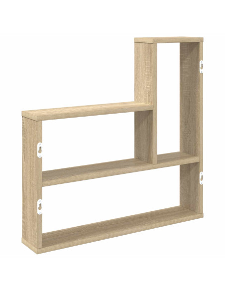 Scaffale da parete Rovere Sonoma 60 x 11 x 60 cm