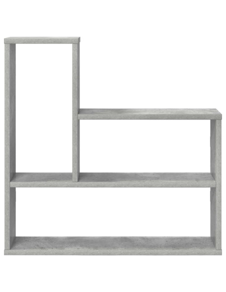 Scaffale da parete Grigio Cemento 60 x 11 x 60 cm
