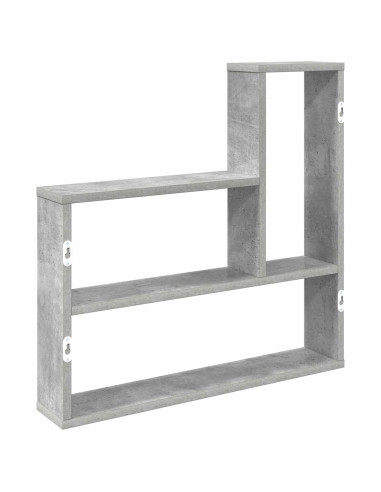 Scaffale da parete Grigio Cemento 60 x 11 x 60 cm