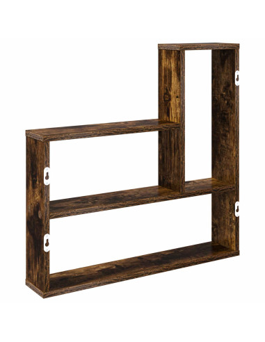 Scaffale da parete Rovere Fumo 60 x 11 x 60 cm