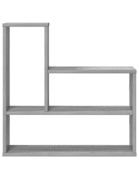 Scaffale da parete Sonoma grigio 60 x 11 x 60 cm
