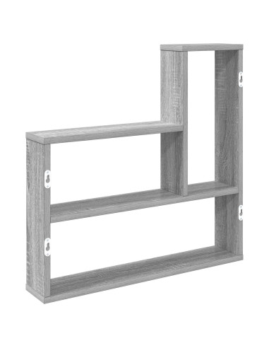 Scaffale da parete Sonoma grigio 60 x 11 x 60 cm