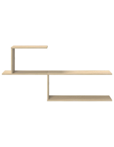 Scaffale da parete Rovere Sonoma 122 x 18 x 60 cm