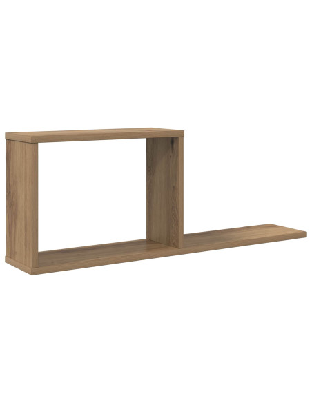 Scaffali flottanti Rovere Artigianale 80 x 15 x 30 cm