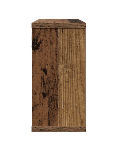 Scaffali flottanti 2 pcs Legno antico 80 x 15 x 30 cm