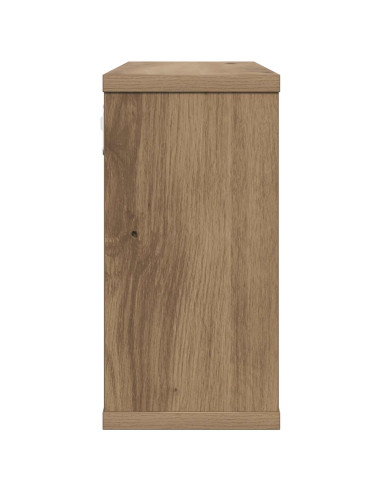Scaffali flottanti 2 pcs Rovere Artigianale 80 x 15 x 30 cm