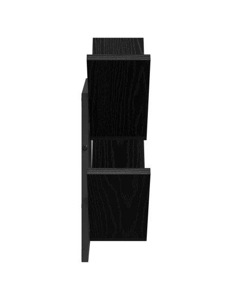 Mensola a muro flottante Rovere Nero 43 x 15 x 47 cm