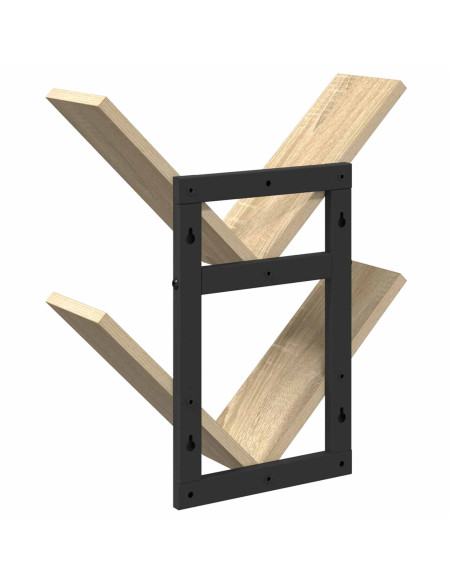 Mensola a muro flottante Rovere Sonoma 43 x 15 x 47 cm