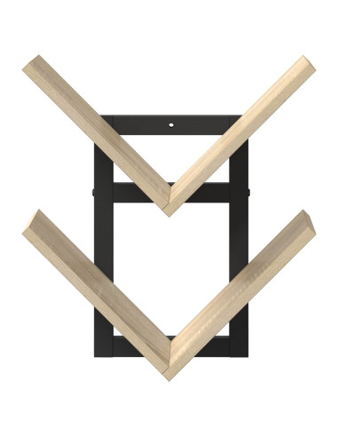 Mensola a muro flottante 2 pcs Rovere Sonoma 43 x 15 x 47 cm