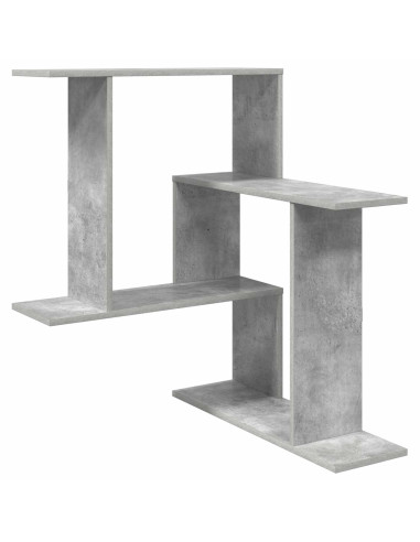 Scaffale da parete Grigio Cemento 67 x 67 x 87 cm