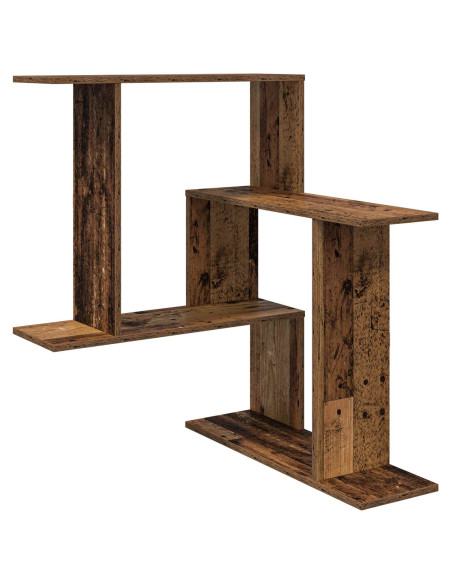 Scaffale da parete Legno antico 67 x 67 x 87 cm