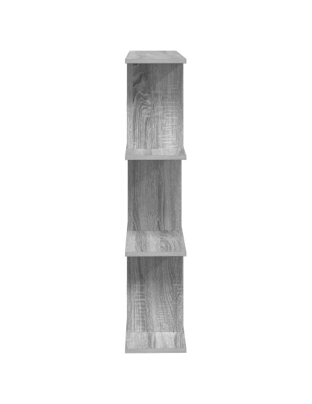 Scaffale da parete Sonoma grigio 80 x 20 x 96 cm