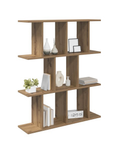 Scaffale da parete Rovere Artigianale 80 x 20 x 96 cm 2