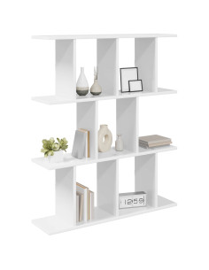 Scaffale da parete Bianco 102 x 20 x 96 cm Legno ingegnerizzato 2