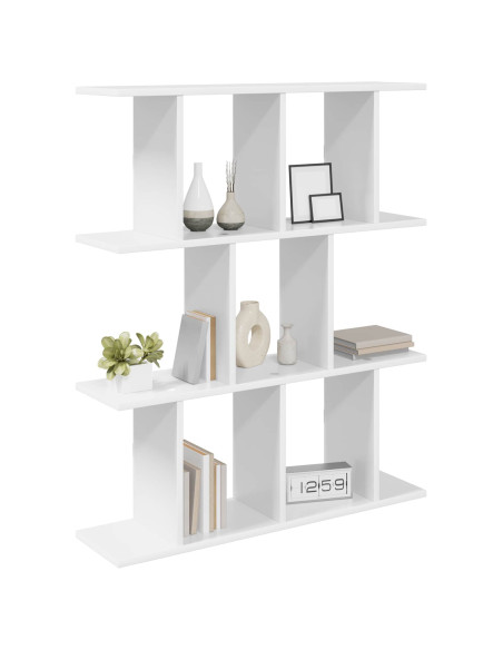 Scaffale da parete Bianco 102 x 20 x 96 cm Legno ingegnerizzato