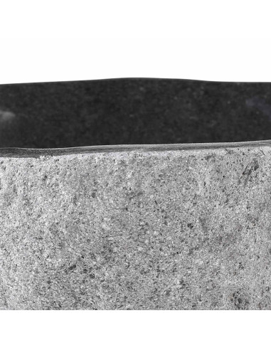 Lavabo Ovale Grigio (32-37) x (27-30) x 12 cm Pietra di Fiume
