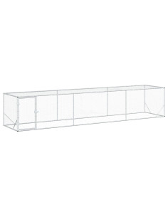 Pollaio Argento 500 x 100 x 100 cm Acciaio zincato 2