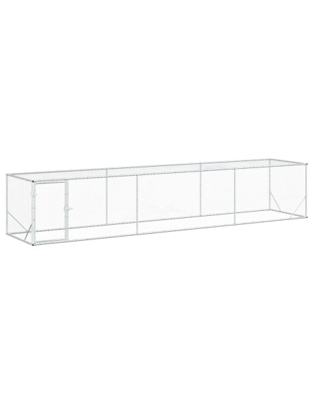 Pollaio Argento 500 x 100 x 100 cm Acciaio zincato