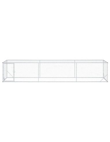 Pollaio Argento 500 x 100 x 100 cm Acciaio zincato