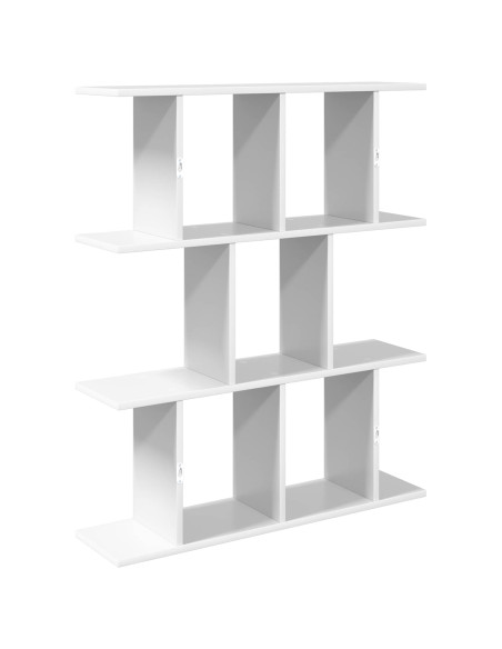 Scaffale da parete Bianco 102 x 20 x 96 cm Legno ingegnerizzato