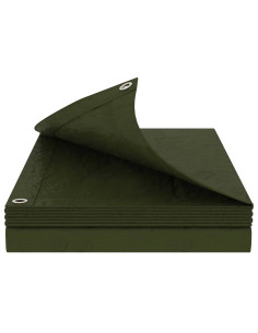 Telo con Occhielli Verde 4 x 6 m 260 gsm PE 2