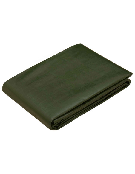 Telo con Occhielli Verde 4 x 6 m 260 gsm PE