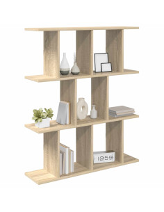 Scaffale da parete Rovere Sonoma 102 x 20 x 96 cm 2