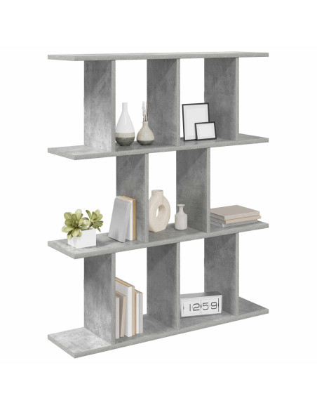 Scaffale da parete Grigio Cemento 102 x 20 x 96 cm